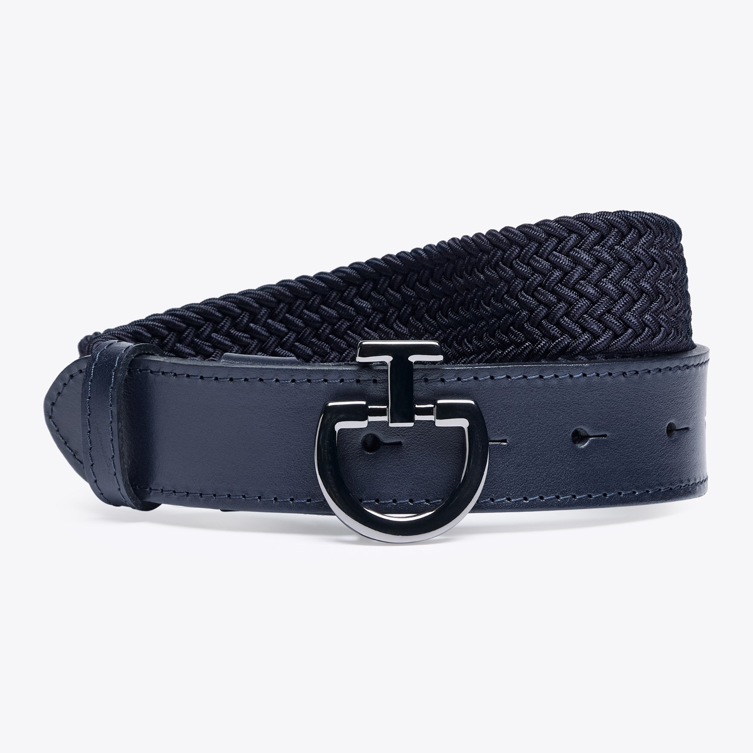 Cavalleria Toscana Elastic Belt with CT Clasp Men’s Belt