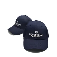 Equestrian Stockholm SS'24 Modern Breeze Kappe Marineblau Weiß