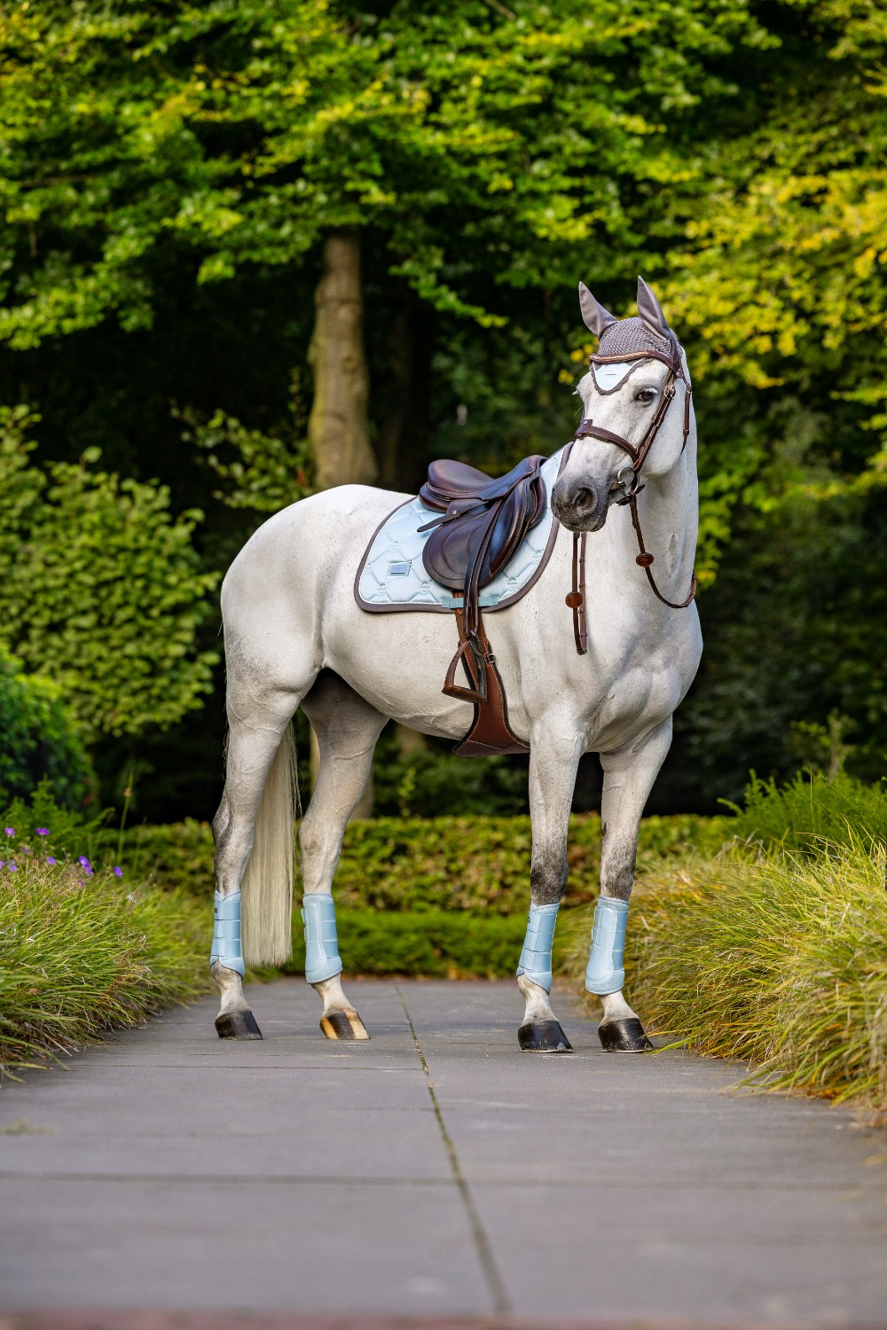 Equestrian Stockholm Ice Blue Saddle Pad