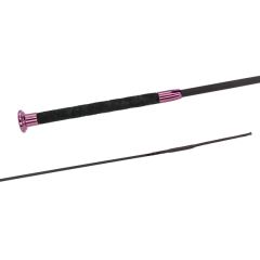 Fleck Cravache de dressage Economy SilkTouch Premium Rose