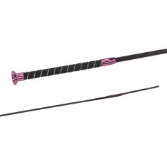 Fleck Cravache de dressage Économique SilkTouch Crystal Premium Rose