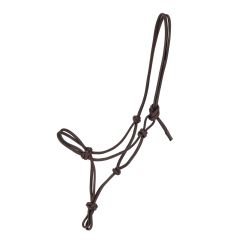 QHP Rope Halter leather Liberta