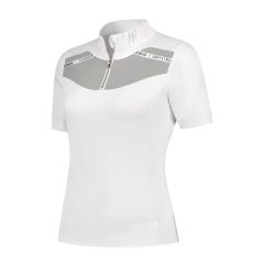 Mrs. Ros SS'24 Wedstrijdshirt Jacquard Performance White