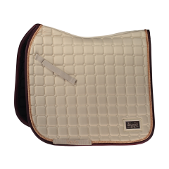Equito Tapis de selle de dressage Champagne Prune
