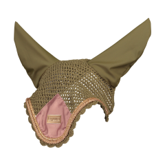 Equito Ear Bonnet Olive Blush