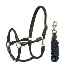 Horka Halter Set Leather Nylon Inserts