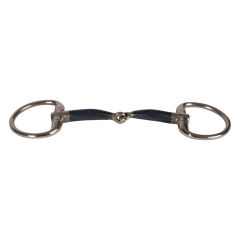 Velari Single-Jointed Eggbutt Snaffle Sweet Iron 14 mm