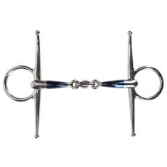 QHP Anatomical Double Jointed Full Cheek Snaffle Bit