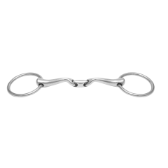 Stübben Steeltec Fine Line Double-Jointed Bradoon Bit