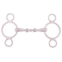 BR Double Jointed Pessoa Three Ring Gag 18 mm