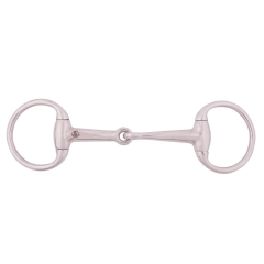 BR single jointed eggbutt snaffle bit pony 13 mm