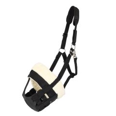 QHP Fleece grazing muzzle with nostril openings