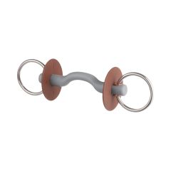 Beris Loose Ring Snaffle with Tongue Port 7.5 cm Rings