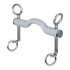 Beris Dressage Curb with Tongue Port, Short Shanks