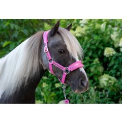 HB Nylon Halter Glitter Fleece Lined