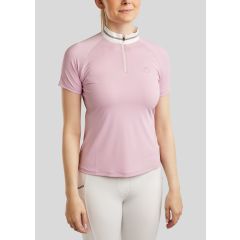Montar SS26 MoLila SS chemise de concours avec bande en cristal couleur champagne et cristaux, rose bonbon