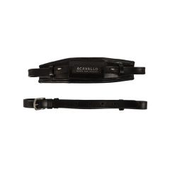 Muserolle Hackamore Acavallo en cuir de veau