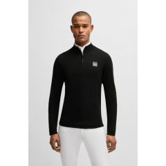 BOSS Equestrian FW25 Pull demi-zip pour homme Rouven