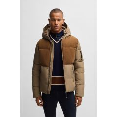 BOSS Equestrian FW25 Doudoune en velours côtelé pour homme Tomas