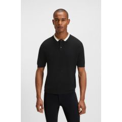 BOSS Equestrian SS26 Men's Knitwear Polo Rice Joshua