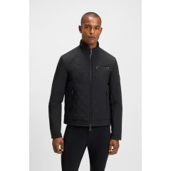 BOSS Equestrian SS26 Men's Biker Puffer Jacket Rian