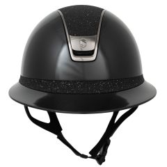 Samshield 2.0 Miss Shield Glossy Black Crystal Fabric Top Frontal Band