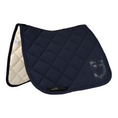 Equestro SS26 Dressage Saddle pad Rhinestone Logo