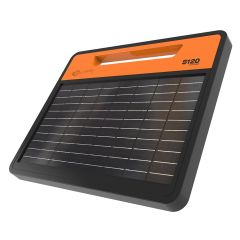 Électrificateur de clôture électrique à panneau solaire Gallagher S120li avec batterie de 1,2 J