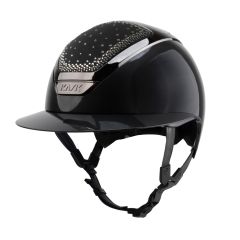 Kask Star Lady Pure Shine Chrome 2.0 Antraciet Crystals In-Out Black Diamond