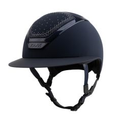 Kask Star Lady Chrome 2.0 Bleu marine Cristaux In-Out Noir Graphite
