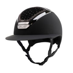 Kask Star Lady Chrome 2.0 Zwart Crystals In-Out Vintage Rose