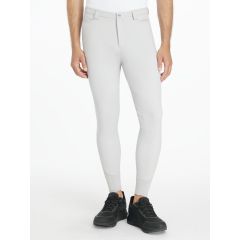 LeMieux CORE Men's Sport Riding Breeches with Full Seat Grip Light Grey
