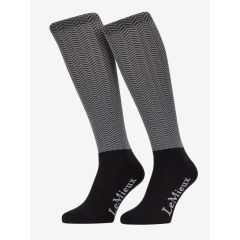 LeMieux AW25 Aspen Herringbone Sock Black