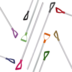 V-PLAST manche en aluminium pour fourche à fumier 115 cm