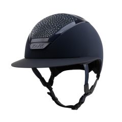 Kask Star Lady Chrome 2.0 Bleu marine Cristaux Waterfence Noir Diamant Mix