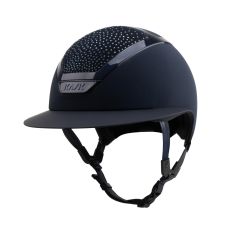 Kask Star Lady Chrome 2.0 Bleu marine Cristaux Waterfence Bleu Montana Mix