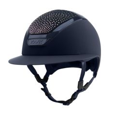 Kask Star Lady Chrome 2.0 Bleu marine Cristaux Waterfence Mélange Rose vintage