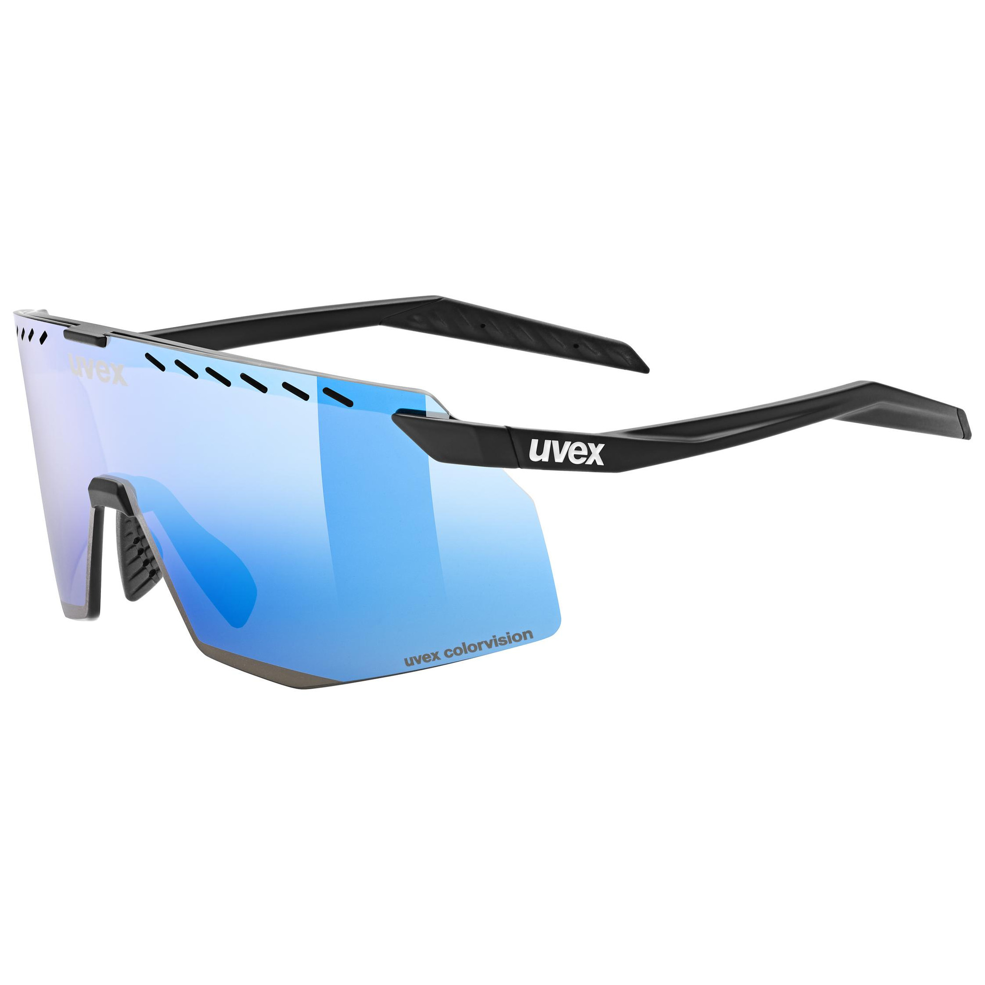 Uvex Pace Stage CV Zwart Mat / Spiegel Blauw