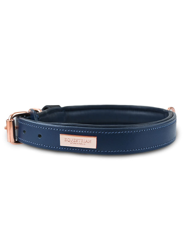 Equestrian Stockholm FW'21 Monaco Blue Honden dog collar