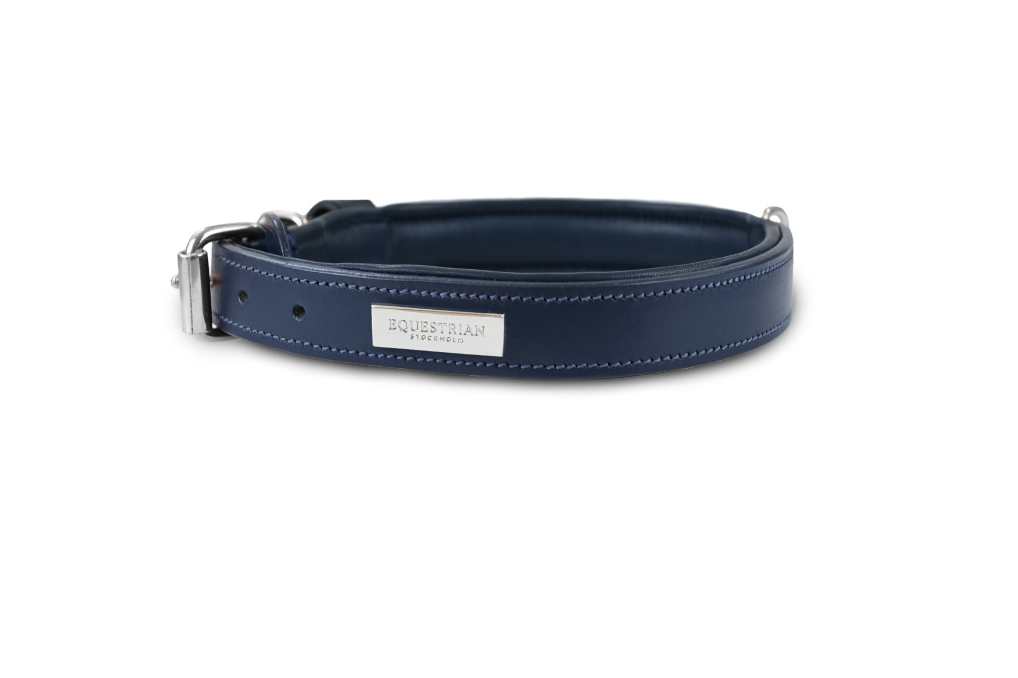 Equestrian Stockholm Midnight Blue Dog Collar