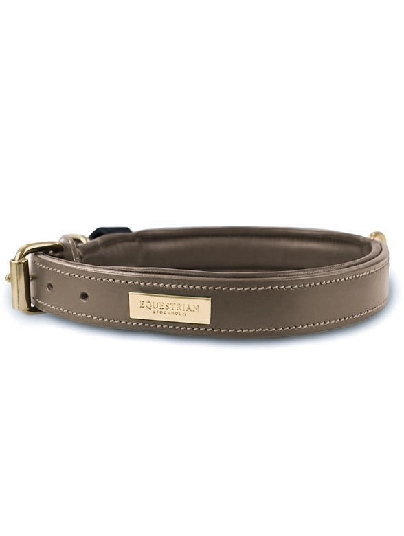 Equestrian Stockholm Champagne Dog Collar Clean