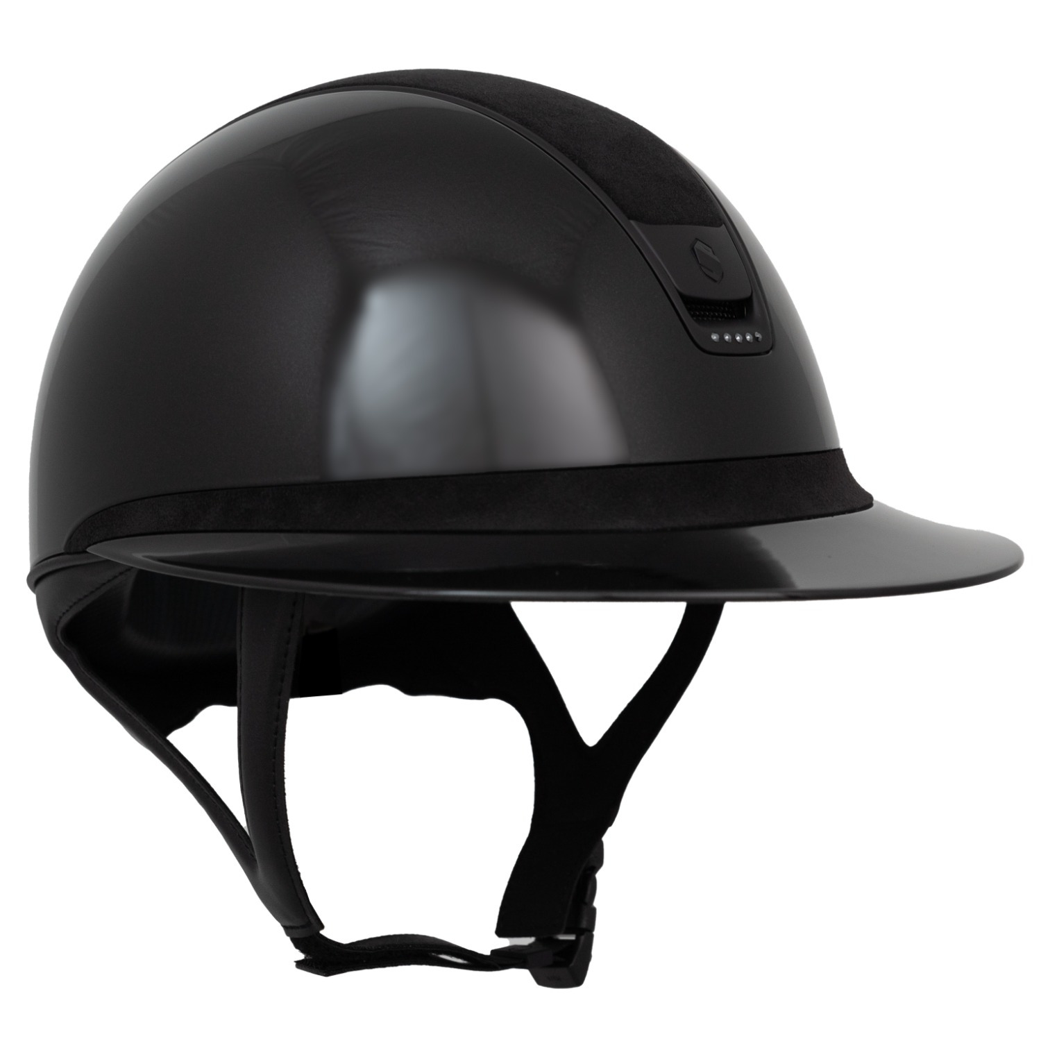 Samshield 2.0 Miss Shield Black Glossy Alcantara Top Browband Matte Trim Blason 5 Swarovski