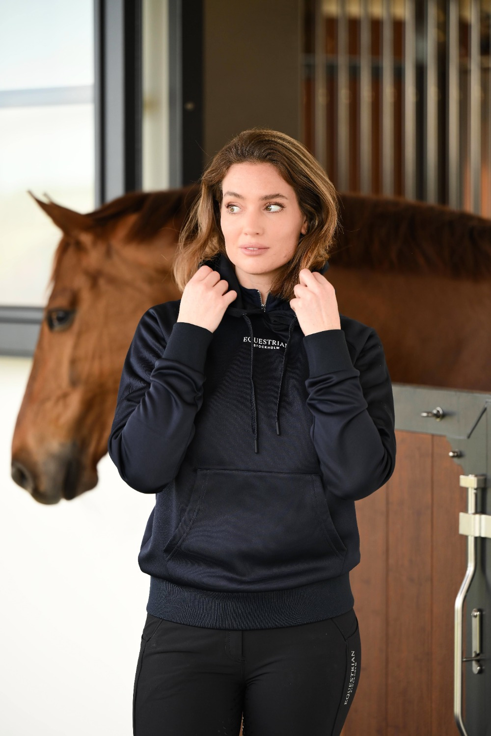 Equestrian Stockholm SS'24 Modern Breeze Ease Hoodie Navy