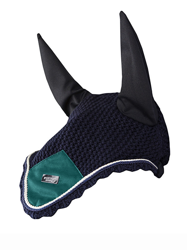 Equestrian Stockholm Ear Net Emerald