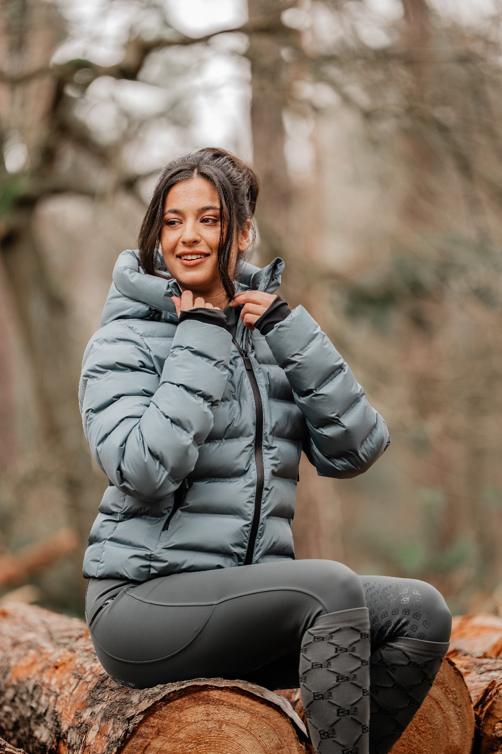 EQPRO FW26 Short Puffer Jacket Penelope