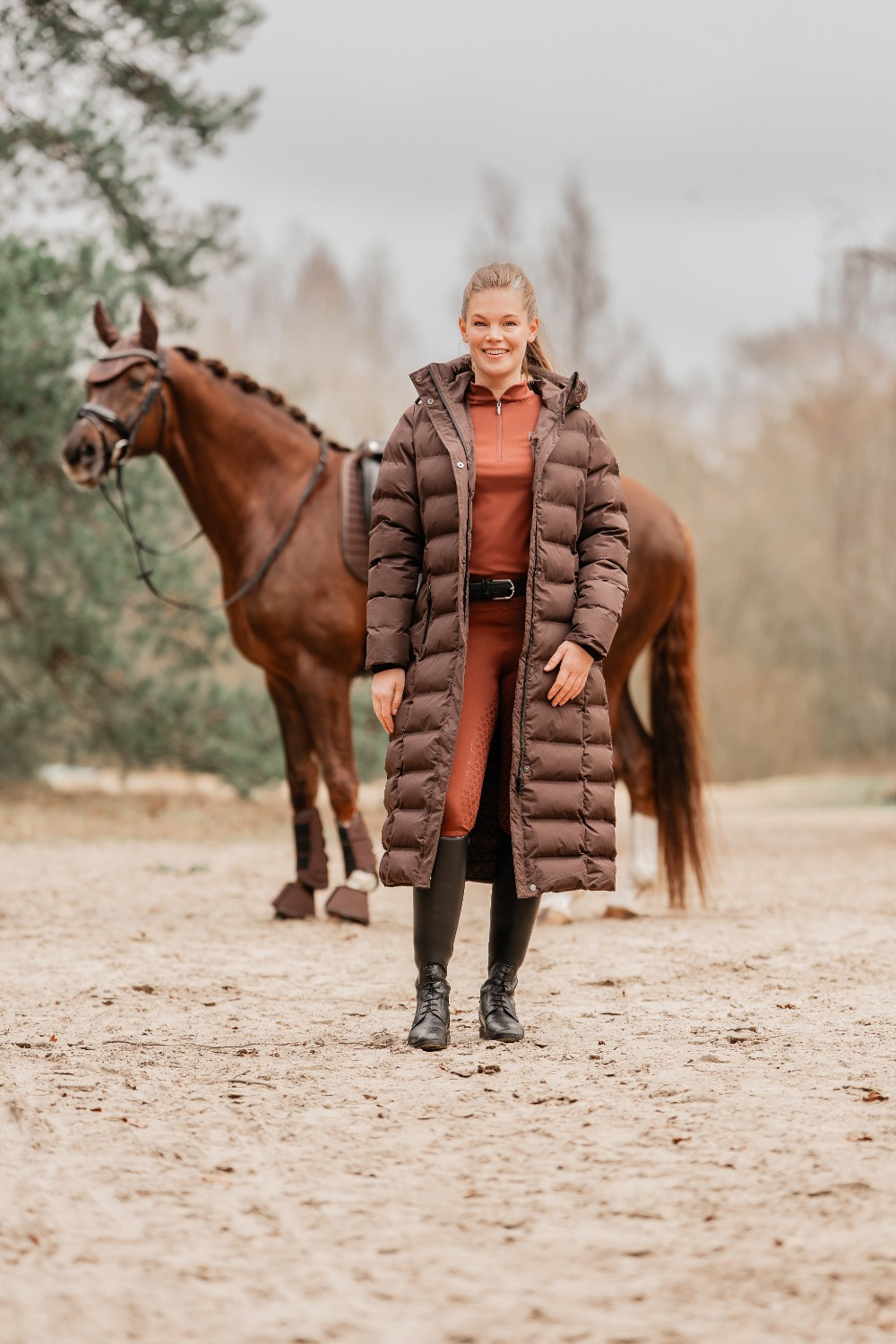 EQPRO FW26 Eloise Long Puffer Jacket