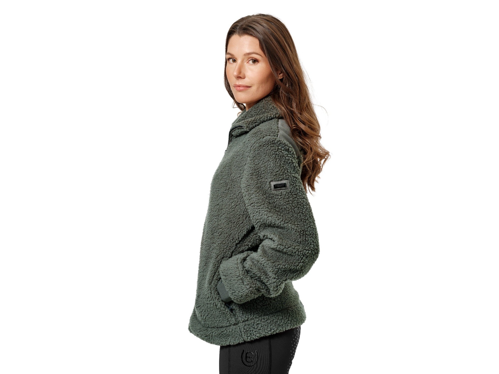 Equestrian Stockholm SS25 Avenue Green Fleece Jacket