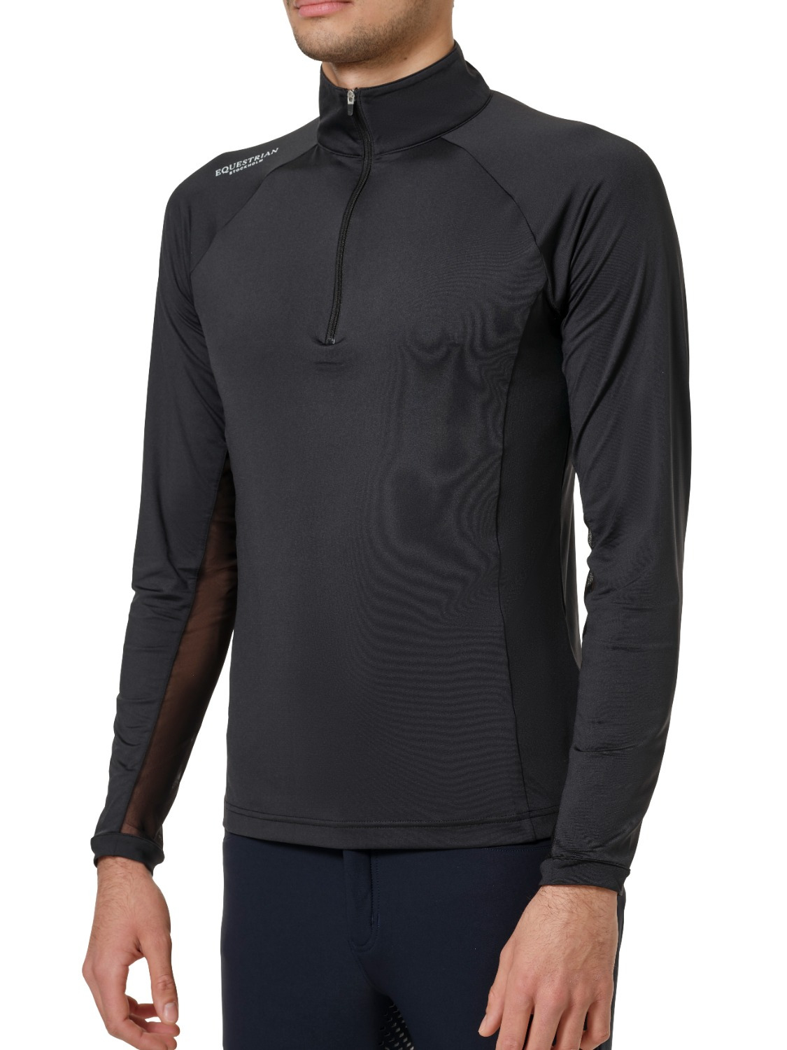 Equestrian Stockholm Men's Air Breeze sunshirt Black