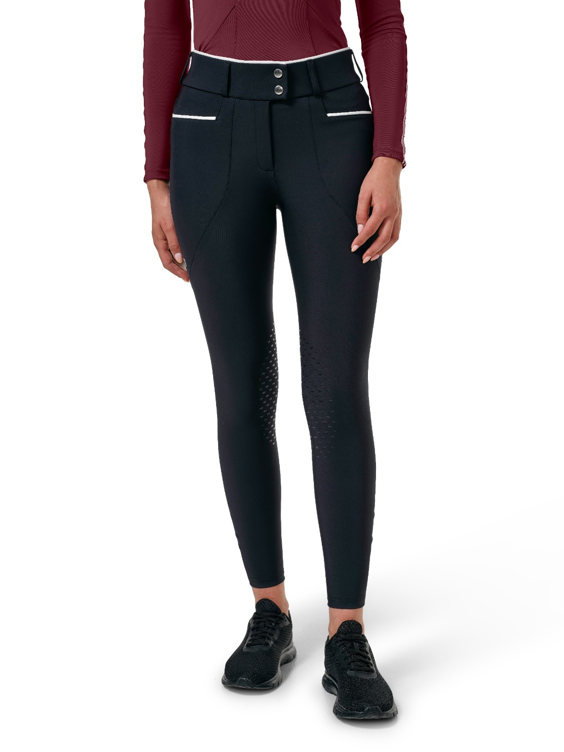 Equestrian Stockholm FW'24 Luxe Airflow Riding Breeches Knee Grip