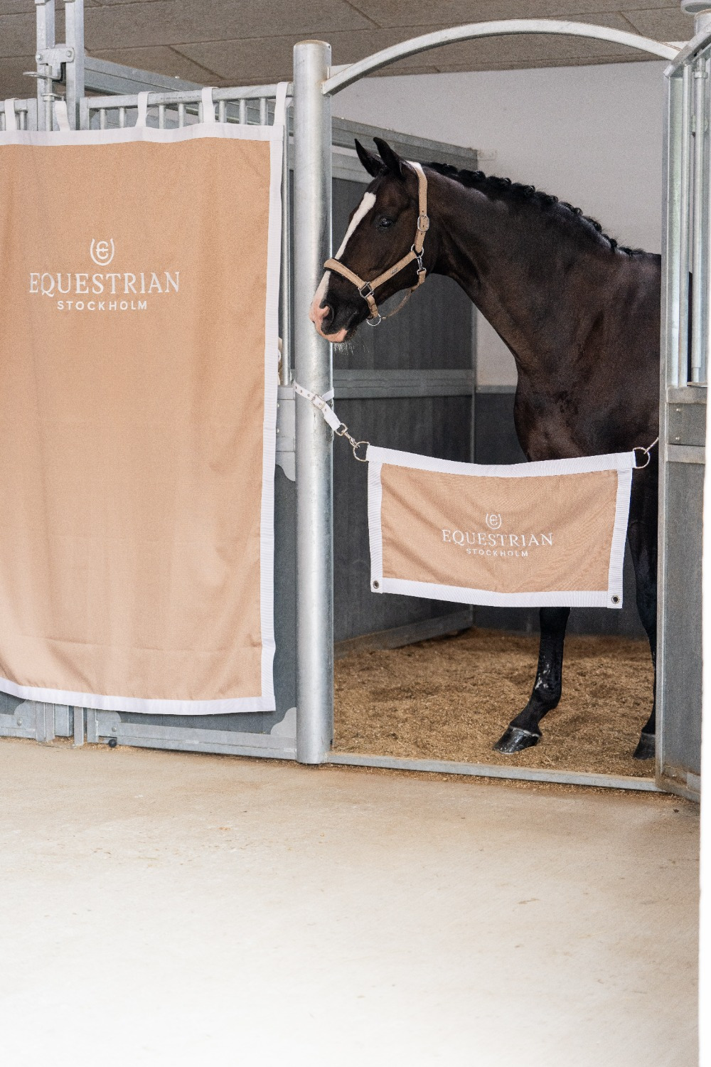 Equestrian Stockholm Stable Curtain, Sand